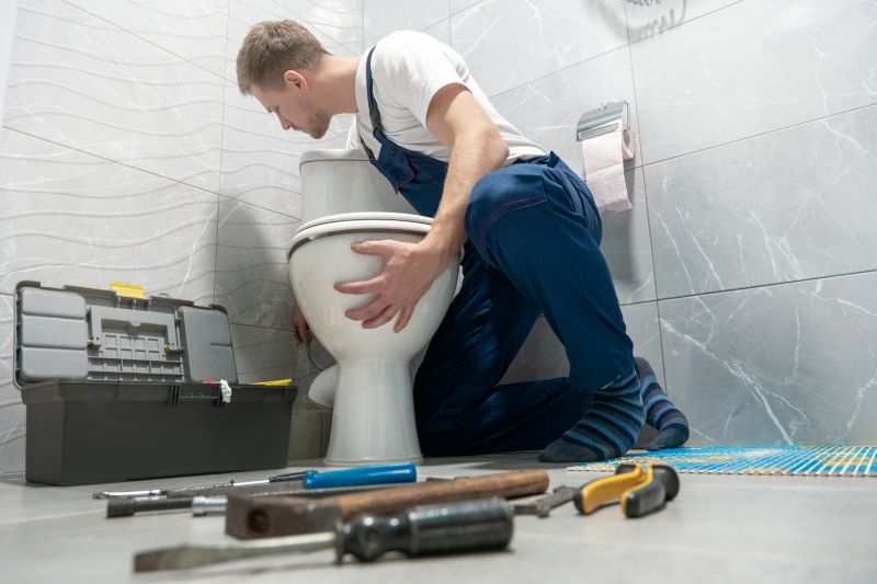 Replacing a toilet